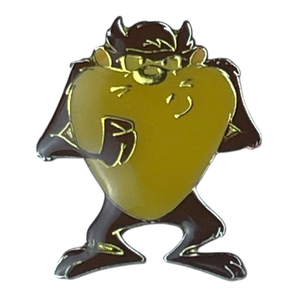 Warner Bros TAZ Tasmanian Devil Collectible Enamel Pin Vintage 2000 Looney Tunes